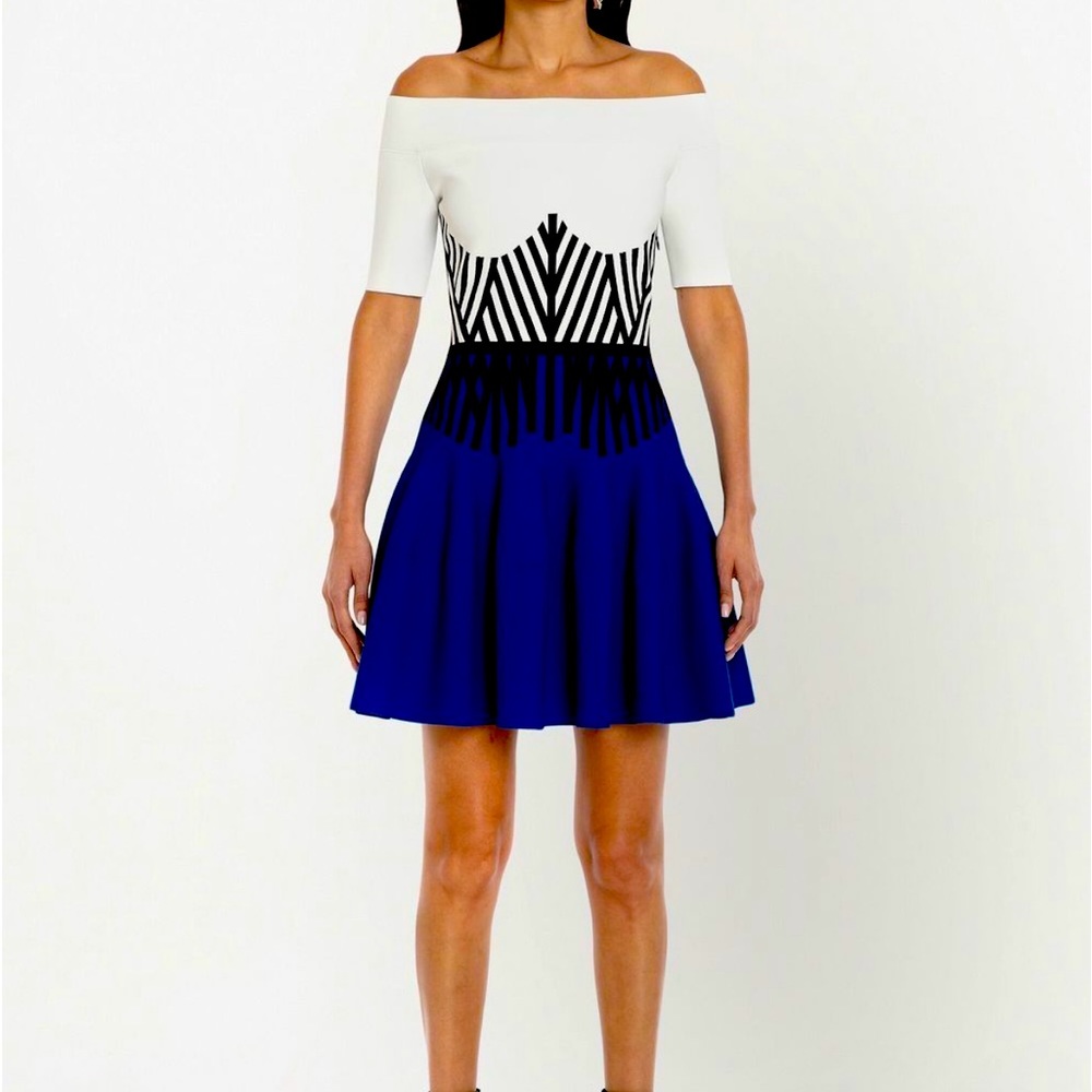 Alexander McQueen tromp l’oeil corset dress XS
